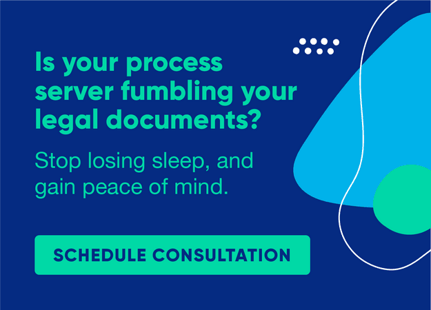 Is your process server fumbling your legal documents?