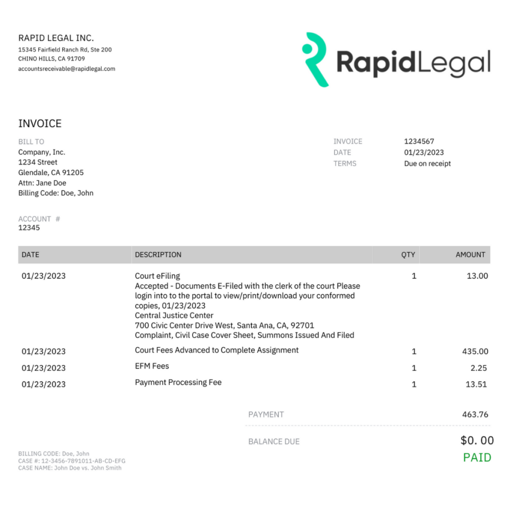 Understanding California Court EFiling Fees and EFSP Service Charges