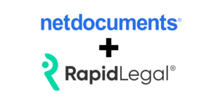 NetDocuments + Rapid Legal