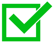 Box with checkmark